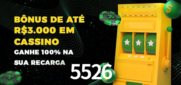 5526 melhor bônus de depósito